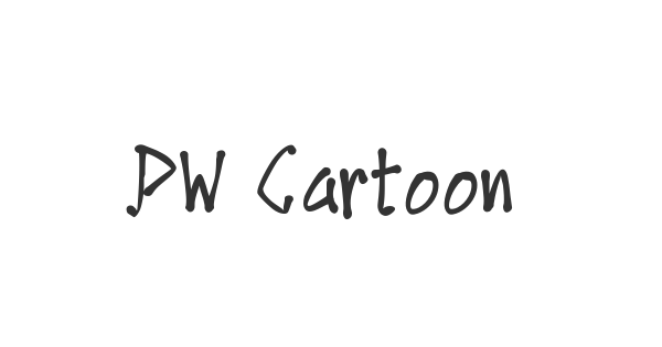 PW Cartoon Marker font thumb